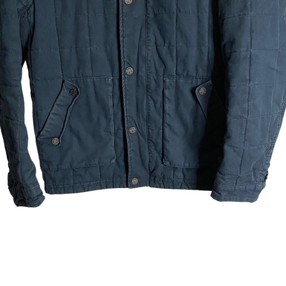Jack & Jones Men's Blue Lightly Padded Workwear Jacket - Picture 3 of 13